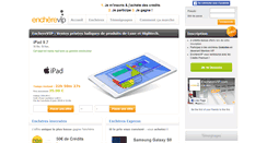 Desktop Screenshot of encherevip.fr