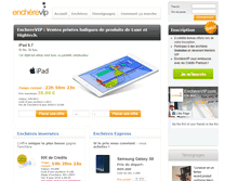 Tablet Screenshot of encherevip.fr